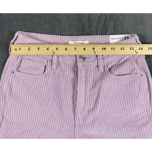 Pacsun Jeans Women's Size 26 Purple Mom Jeans Denim Ankle Retro NWT - Picture 9 of 11